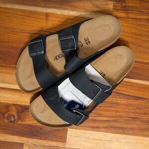 Birkenstock Black Leather Size 9